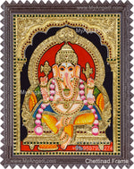 Ganesha Tajore Painting
