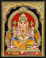 Ganesha Tajore Painting
