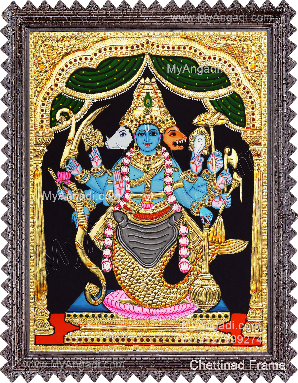 Dasavatharam Tanjore Painting