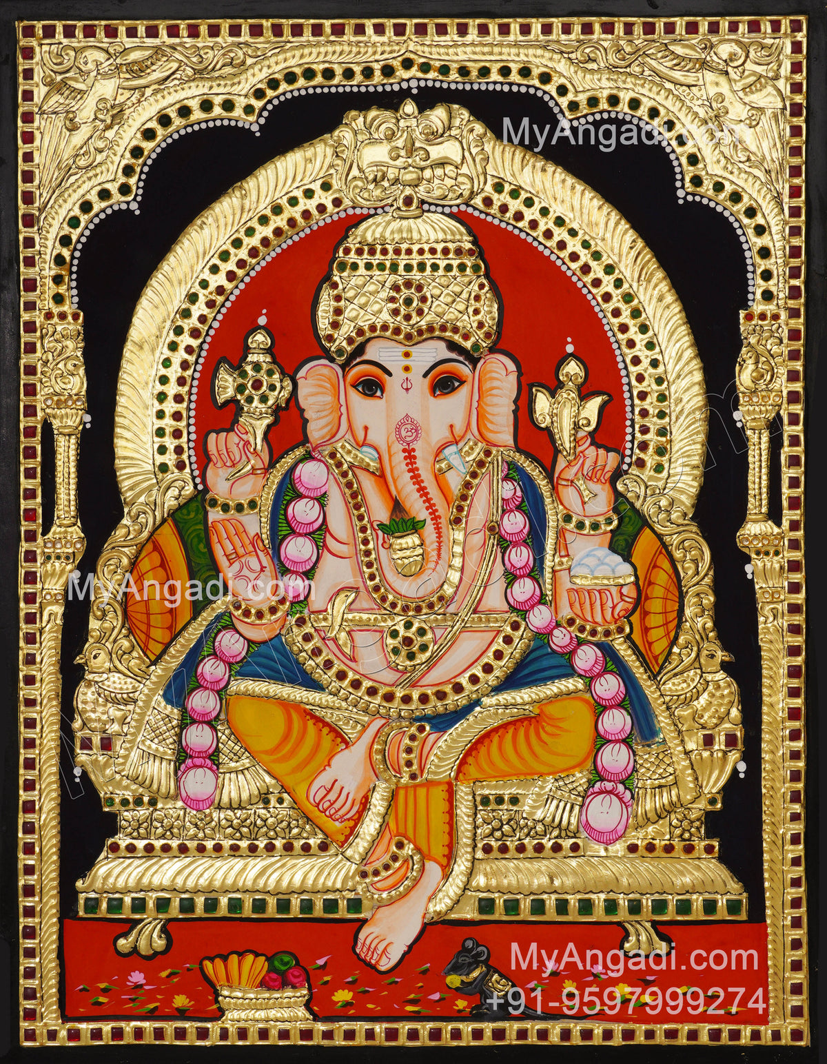 Vinayagar Tanjore Painting