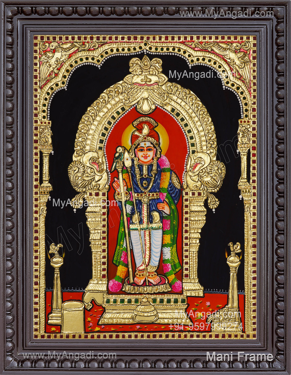 Murugan Tanjore Painting