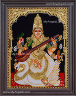 Saraswathi Tanjore Painting