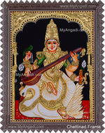 Saraswathi Tanjore Painting
