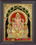 Ganesha Tajore Painting