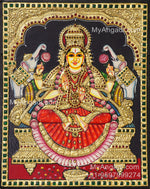Gajalakshmi Tanjore Painting