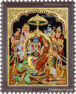 Ramar Pattabhishekam Tanjore Painting
