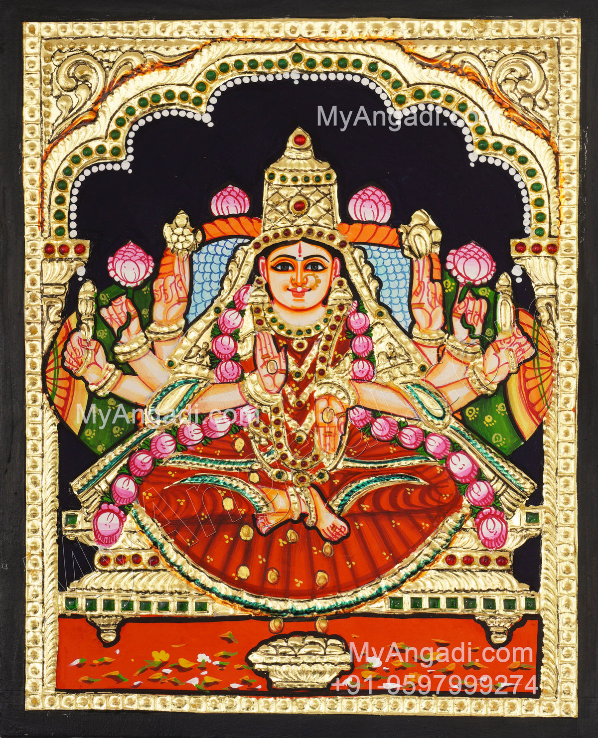 Lakshmi Tanjore Painting