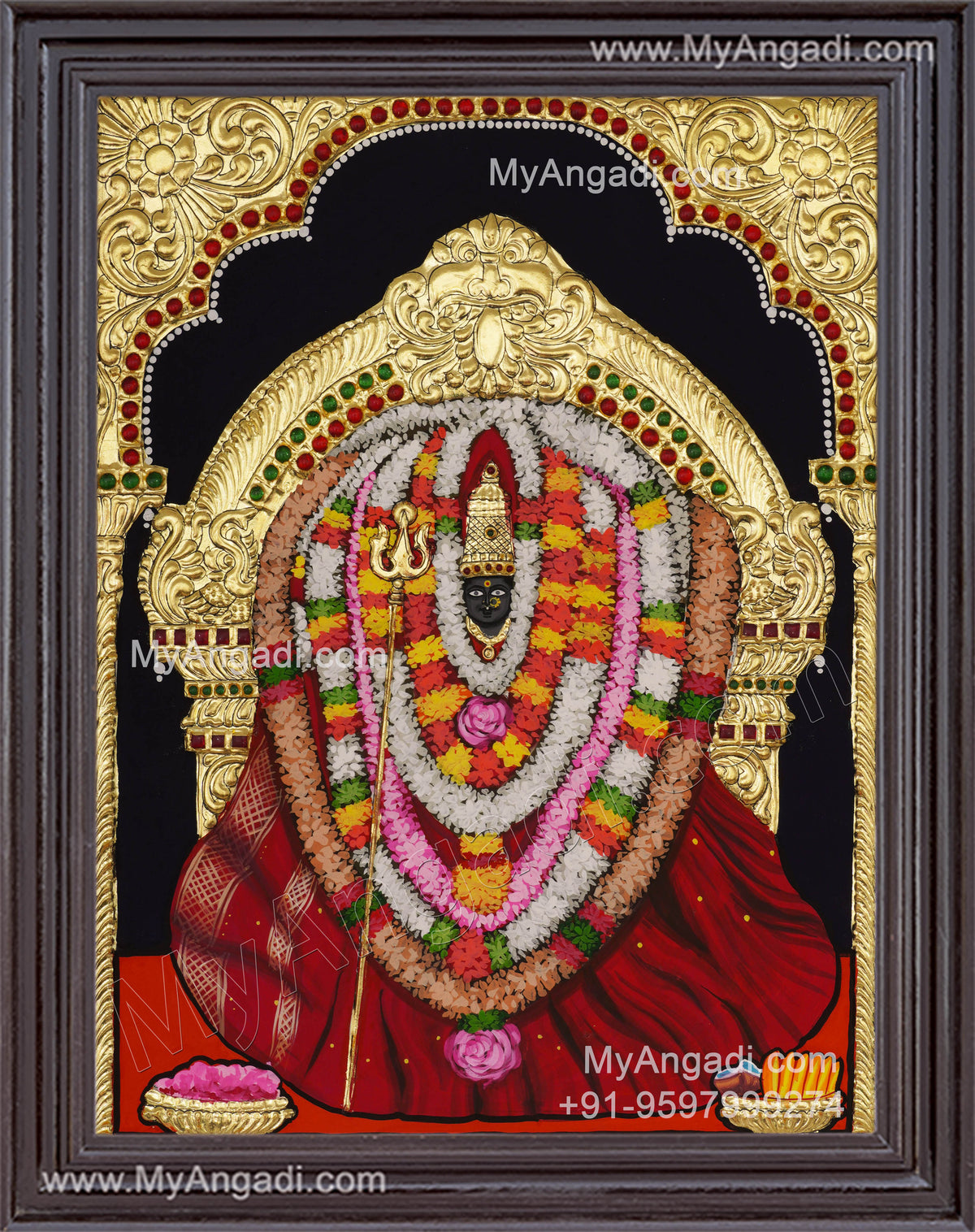 Piratti Amman Tanjore Painting