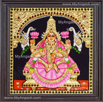 Gajalakshmi Tanjore Painting