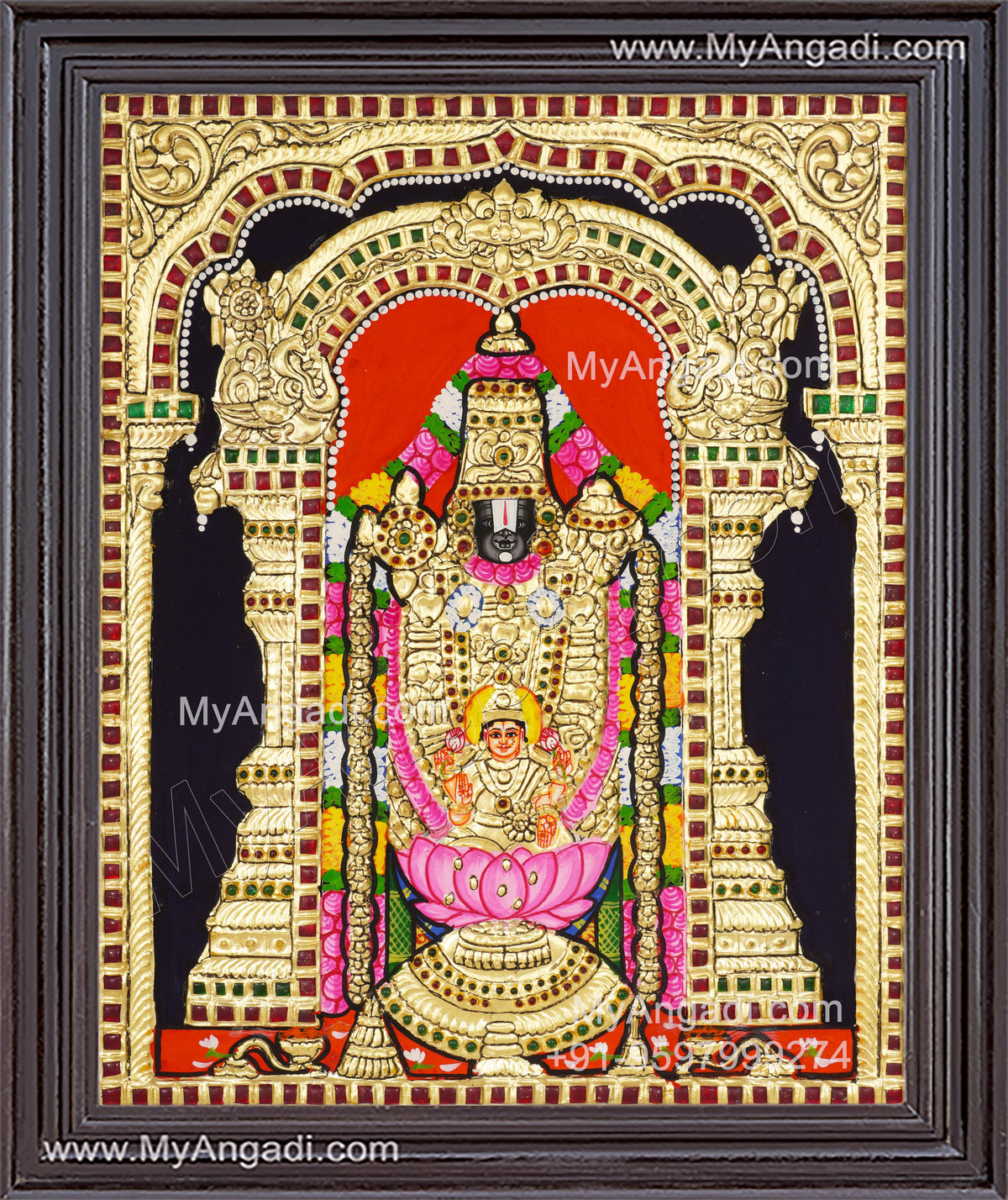 Balaji Lakshmi Tanjore Paintings