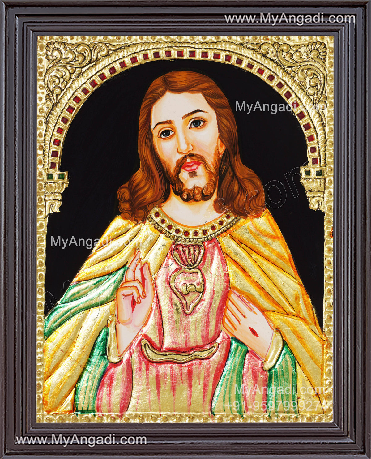 Jesus Tanjore Painting