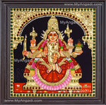 Dhana Lakshmi Tanjore Painting