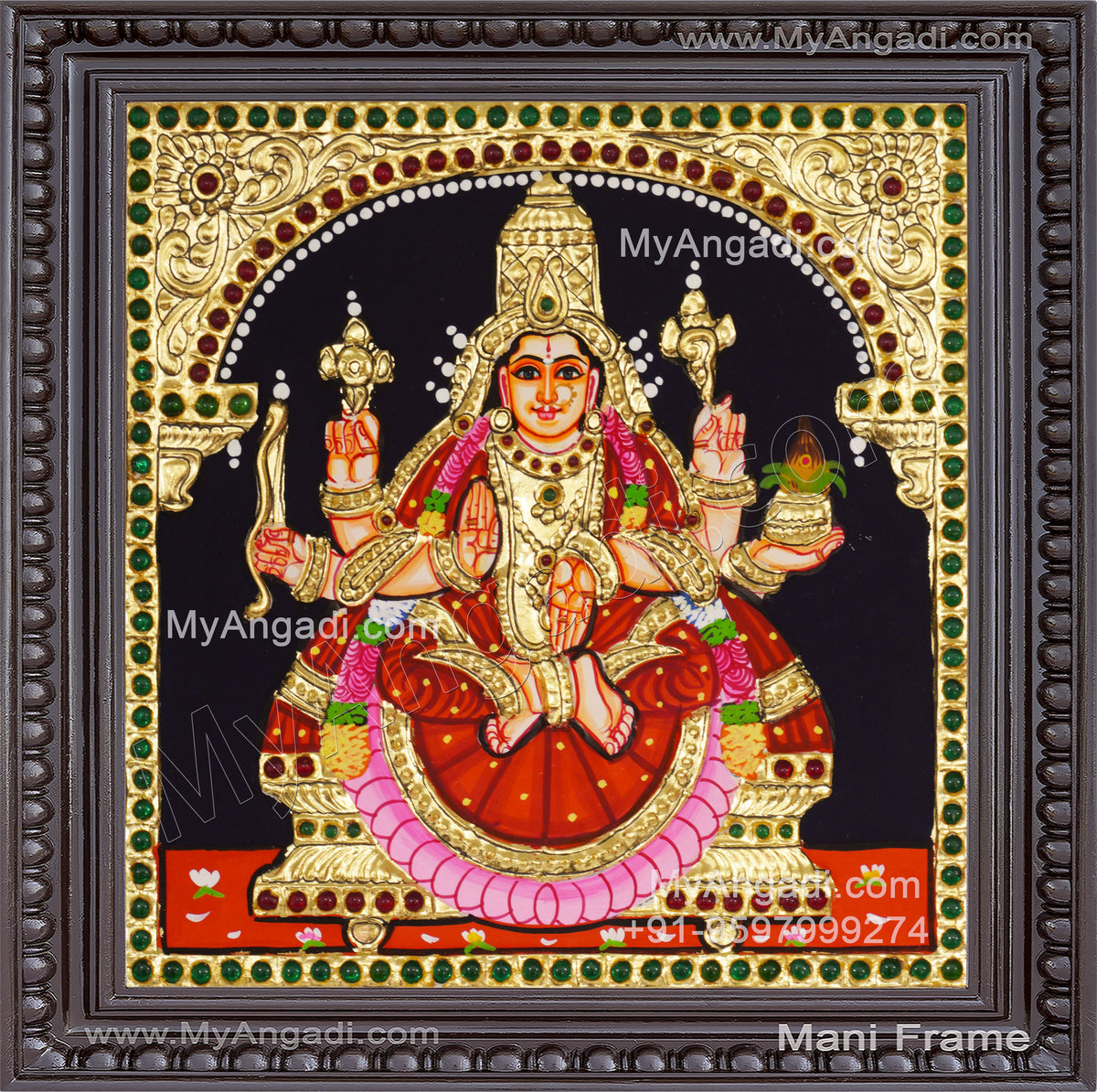 Dhana Lakshmi Tanjore Painting
