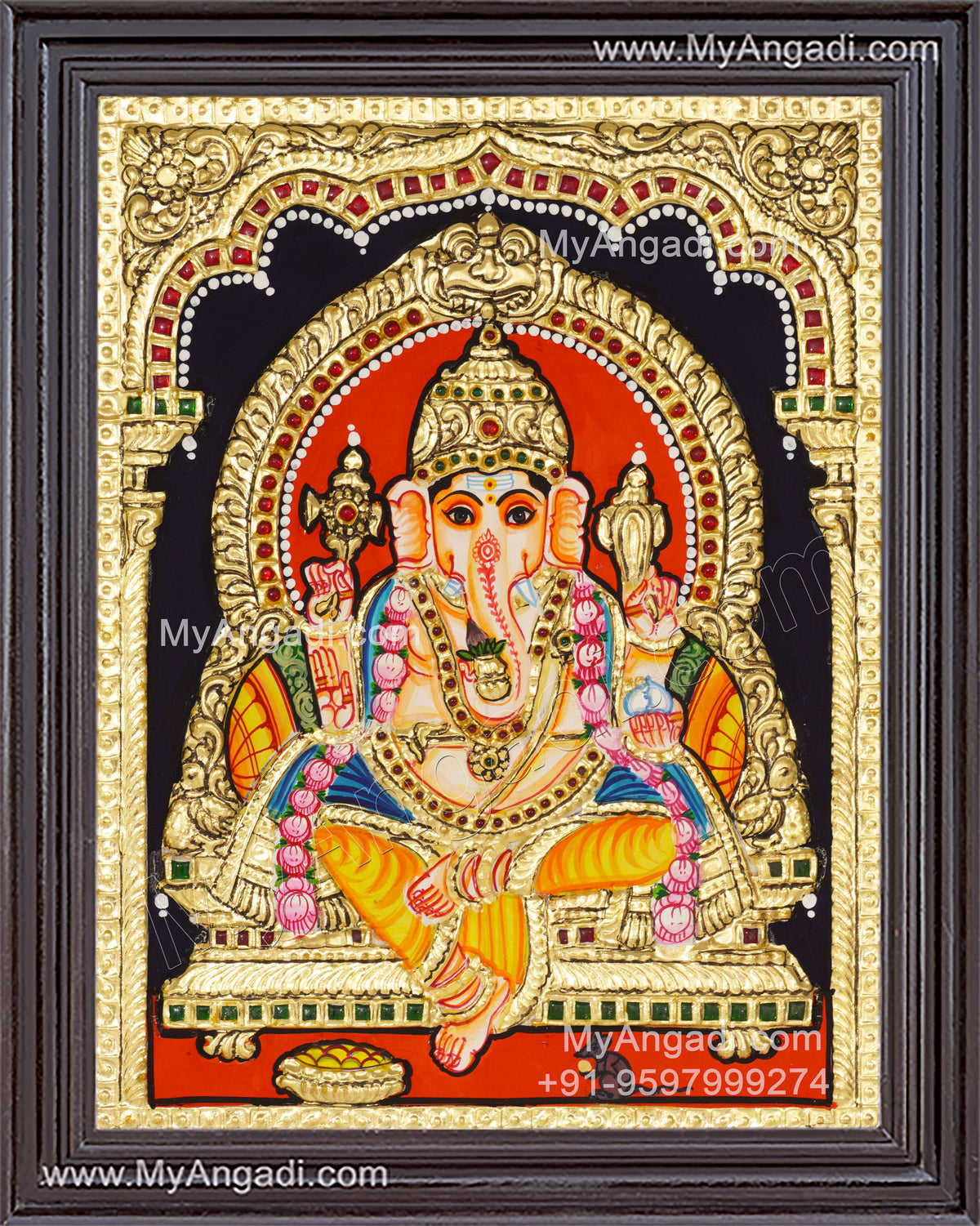Vinayagar Tanjore Painting