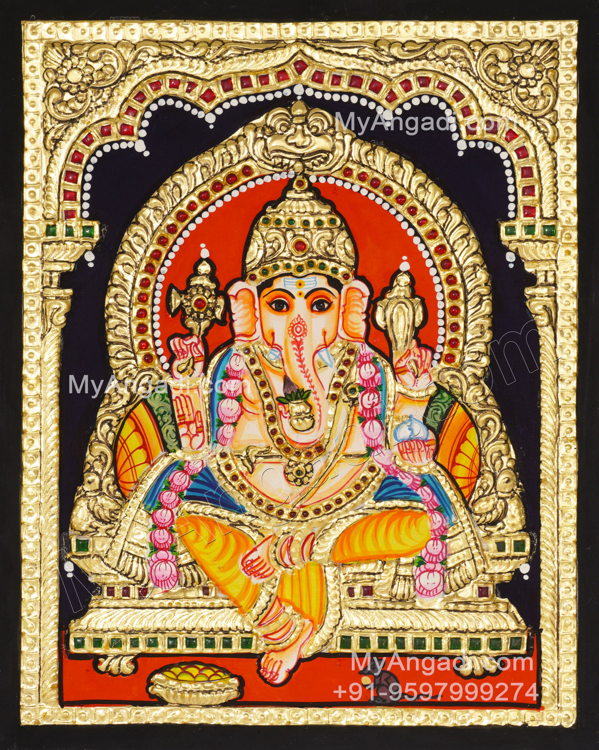 Vinayagar Tanjore Painting