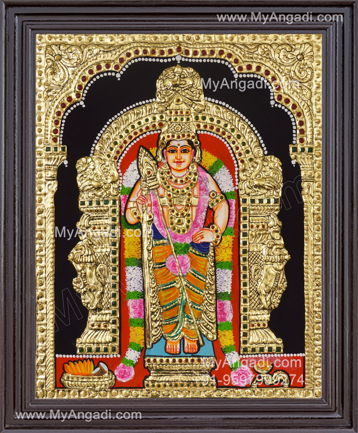 Murugan Tanjore Painting