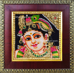 Small Krishna Tanjore Painting
