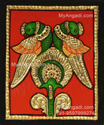 Parrot Tanjore Painting