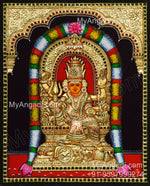Ponkali Amman 3D Tanjore Painting