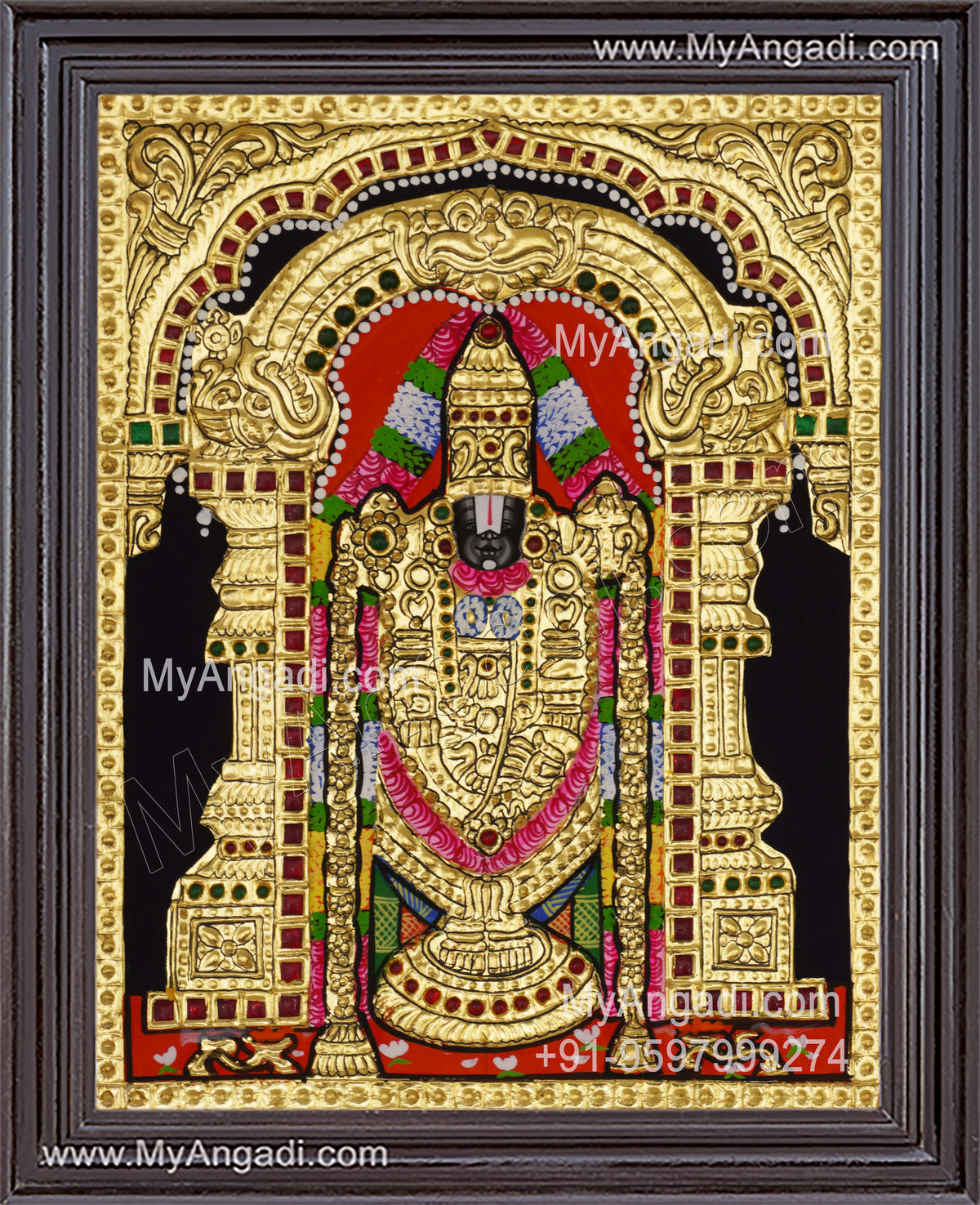 Venkatachalapathy Tanjore Painting