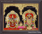 Balaji Thaayar Lakshmi Tanjore Painting
