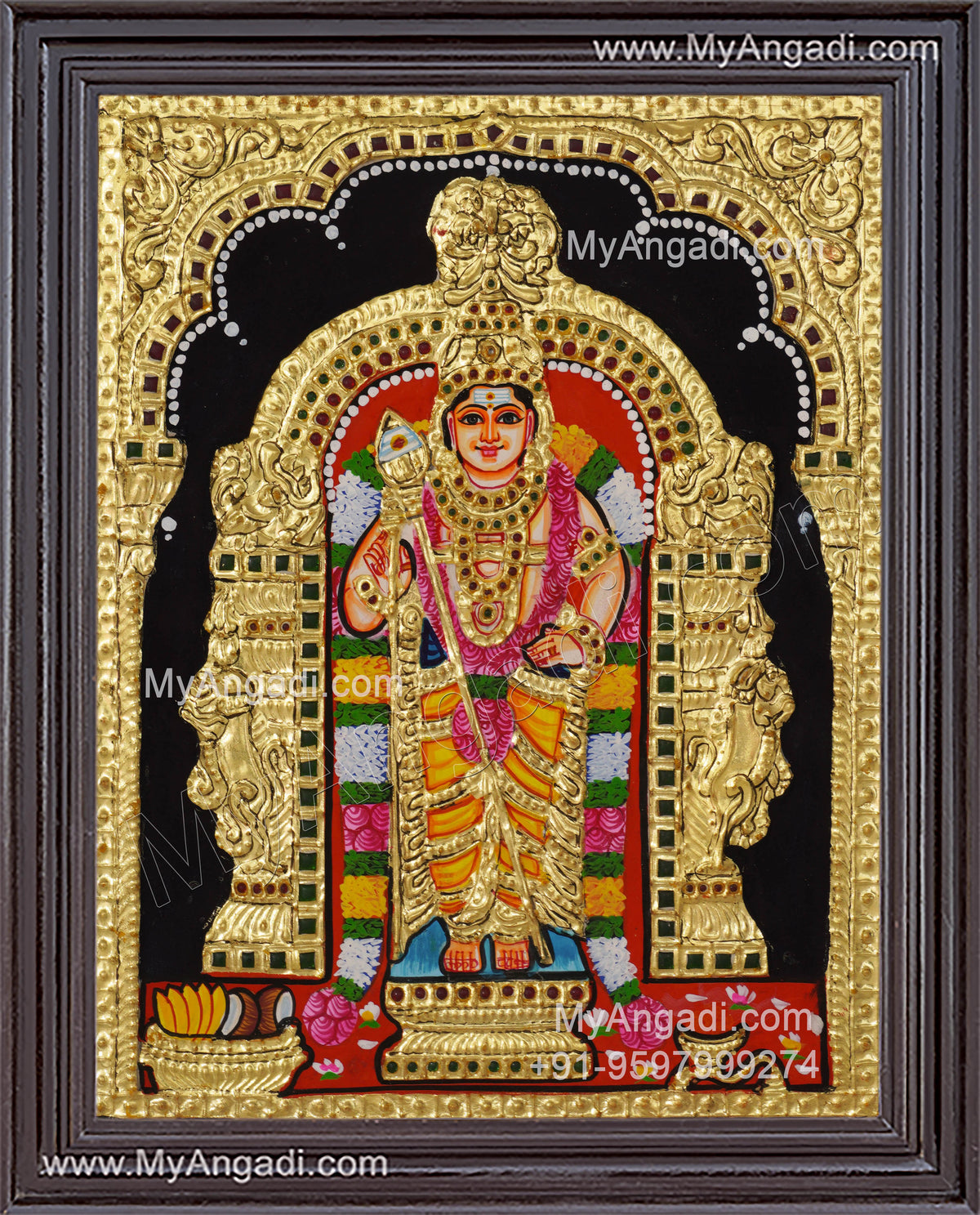 Murugan Tanjore Painting