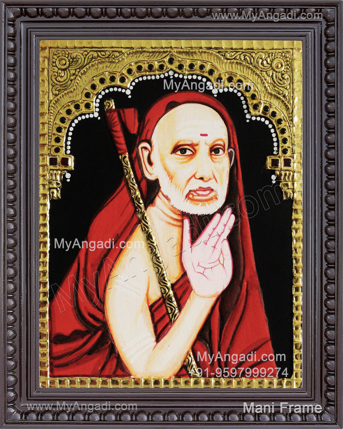 Kanchi Maha Periyavar Tanjore Painting