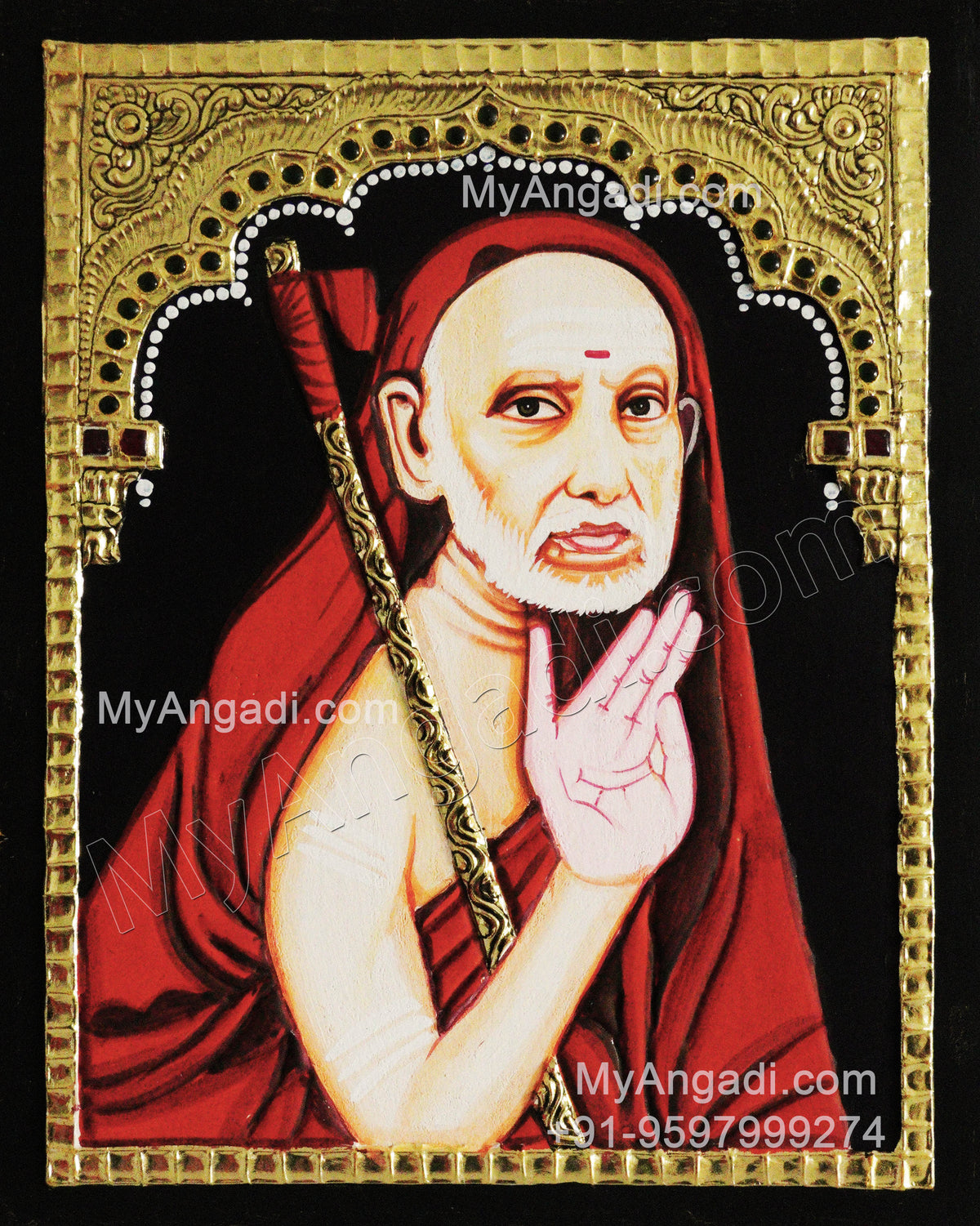 Kanchi Maha Periyavar Tanjore Painting