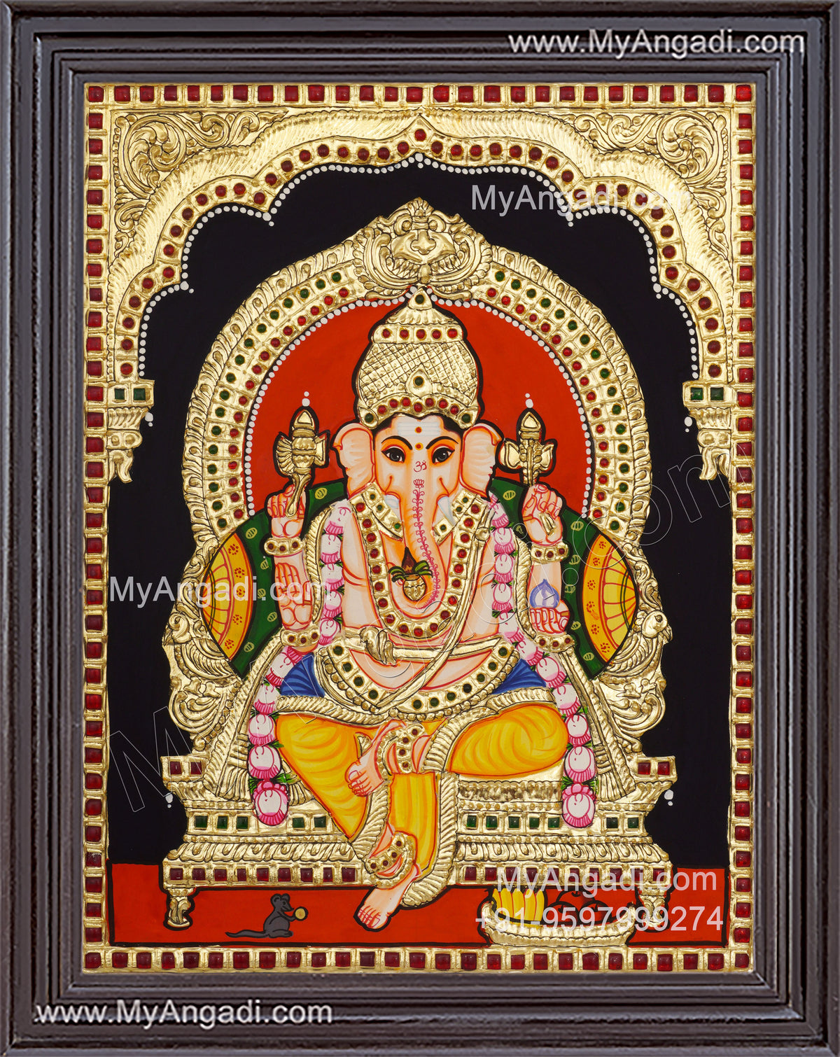 Ganesha Tanjore Painting