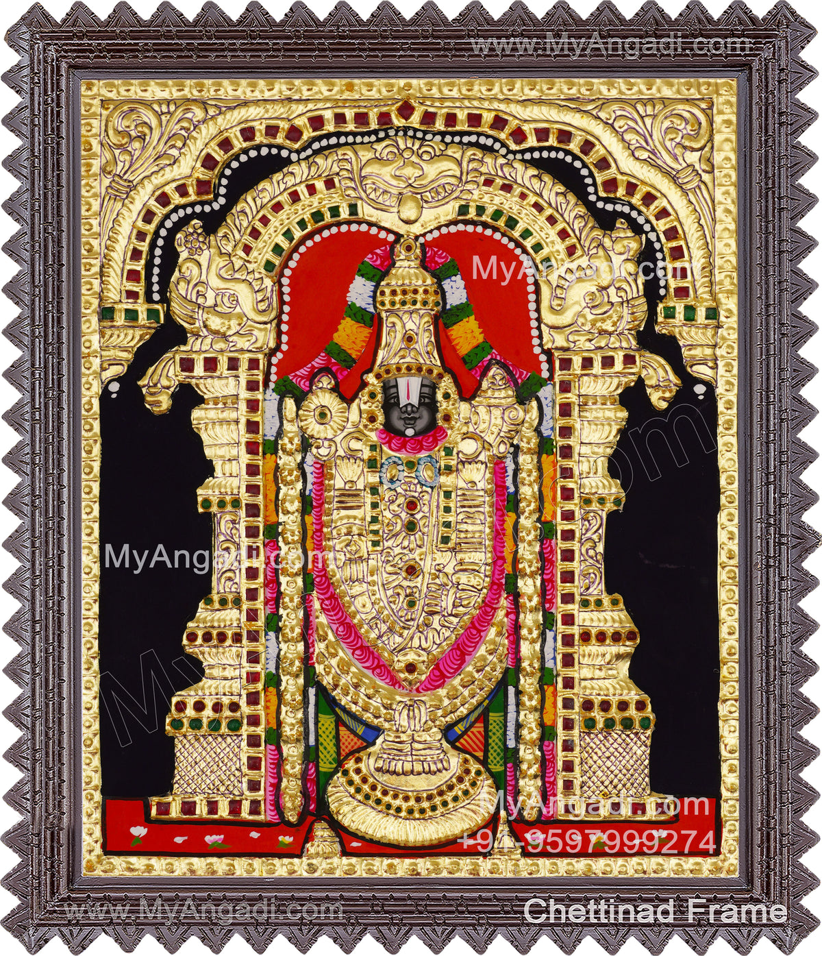 Perumal Tanjore Painting
