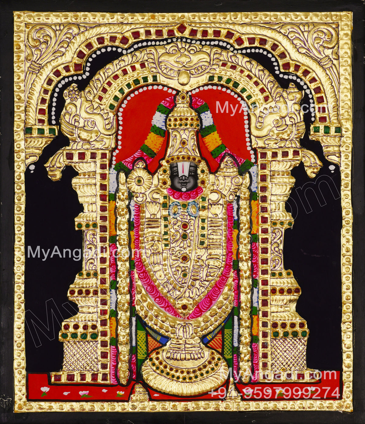 Perumal Tanjore Painting