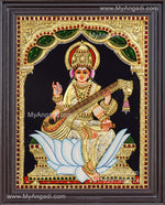 Saraswathi Tanjore Painting