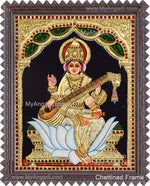 Saraswathi Tanjore Painting