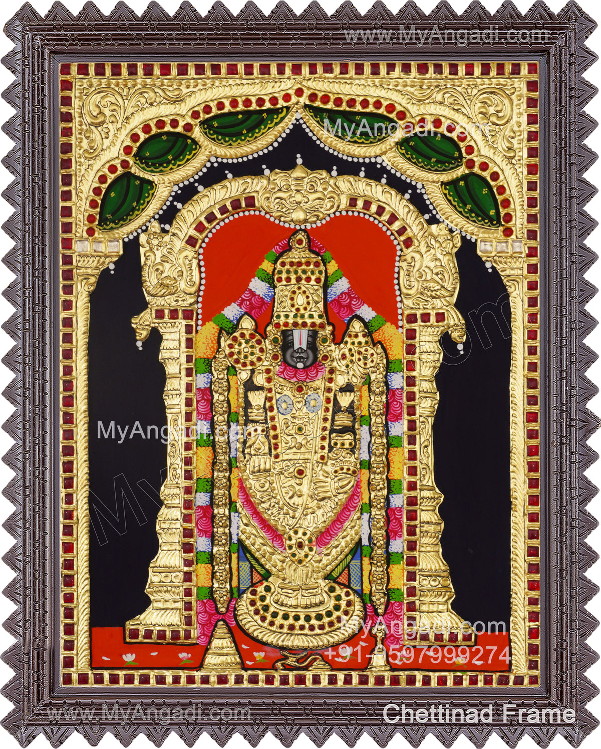 Balaji Tanjore Painting