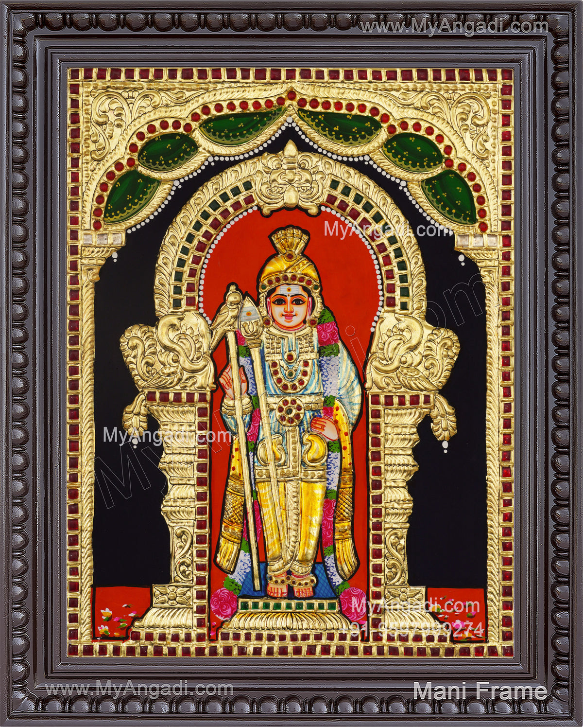 Murugan Tanjore Painting