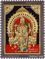 Kamatchi Amman Tanjore Painting