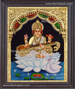 Saraswati Tanjore Painting