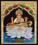 Saraswati Tanjore Painting