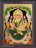 Gajalakshmi Tanjore Painting