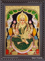 Gajalakshmi Tanjore Painting
