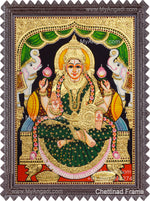 Gajalakshmi Tanjore Painting