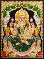 Gajalakshmi Tanjore Painting