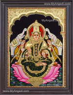 Gajalakshmi Tanjore Painting