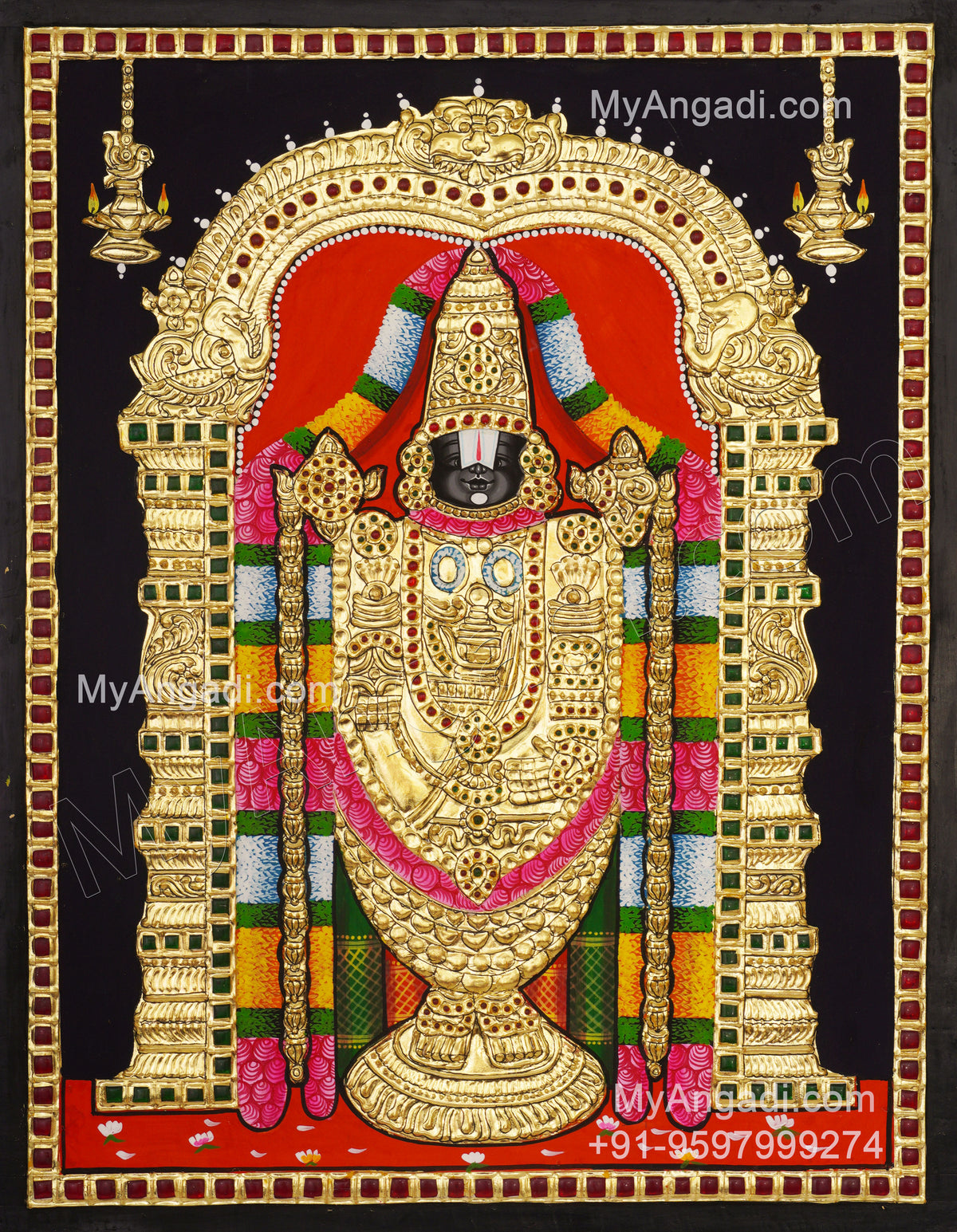 Balaji Tanjore Painting