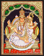 Saraswathi3D Tanjore Painting