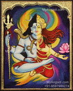 Arthanareeswarar Tanjore Painting