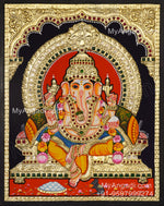 Ganapati Tanjore Painting