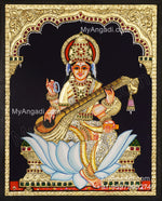 Saraswathi Tanjore Painting