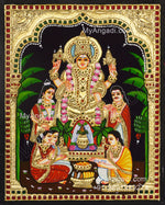 Satya Narayana Swami Tanjore Painting