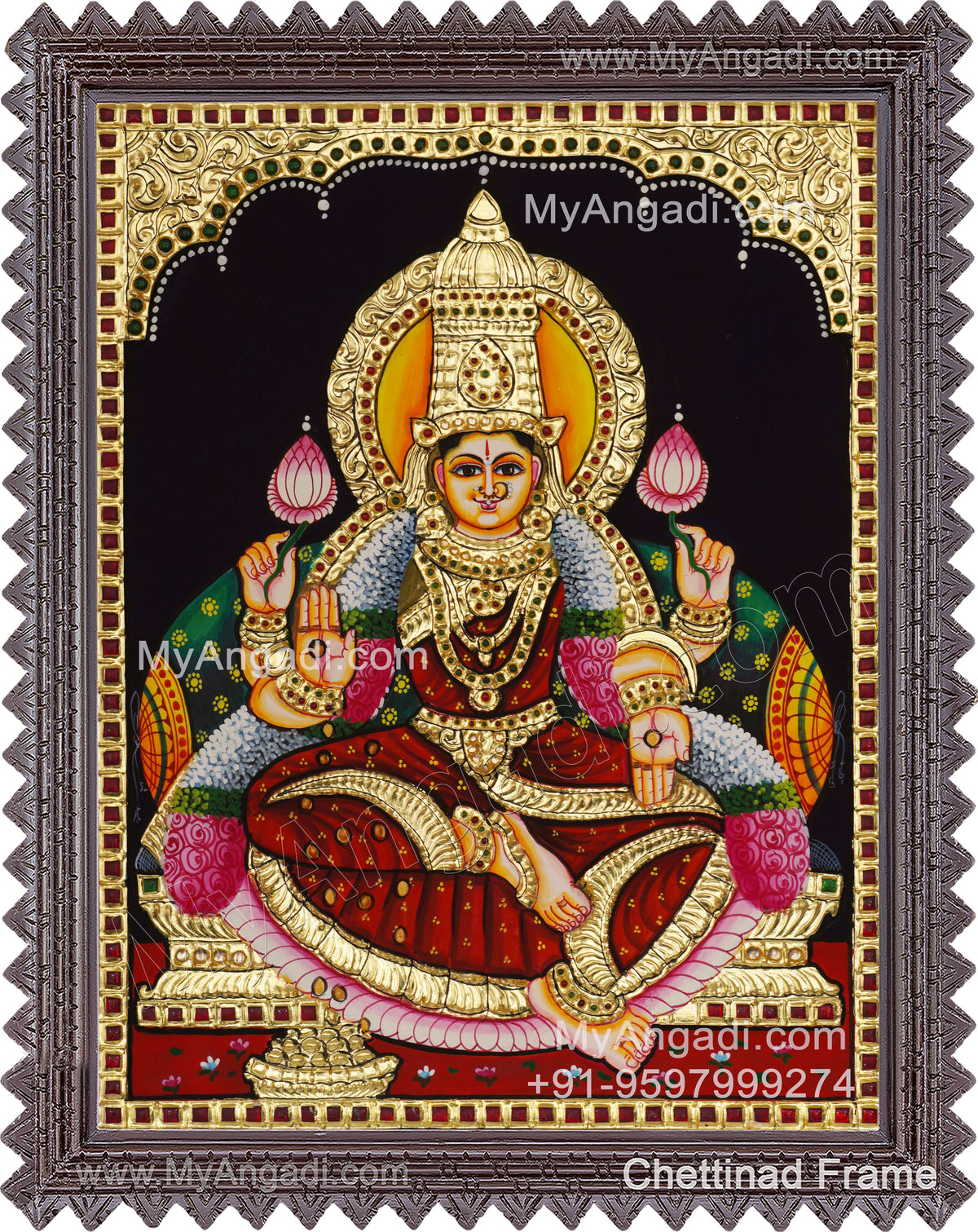 Lakshmi Tanjore Painting